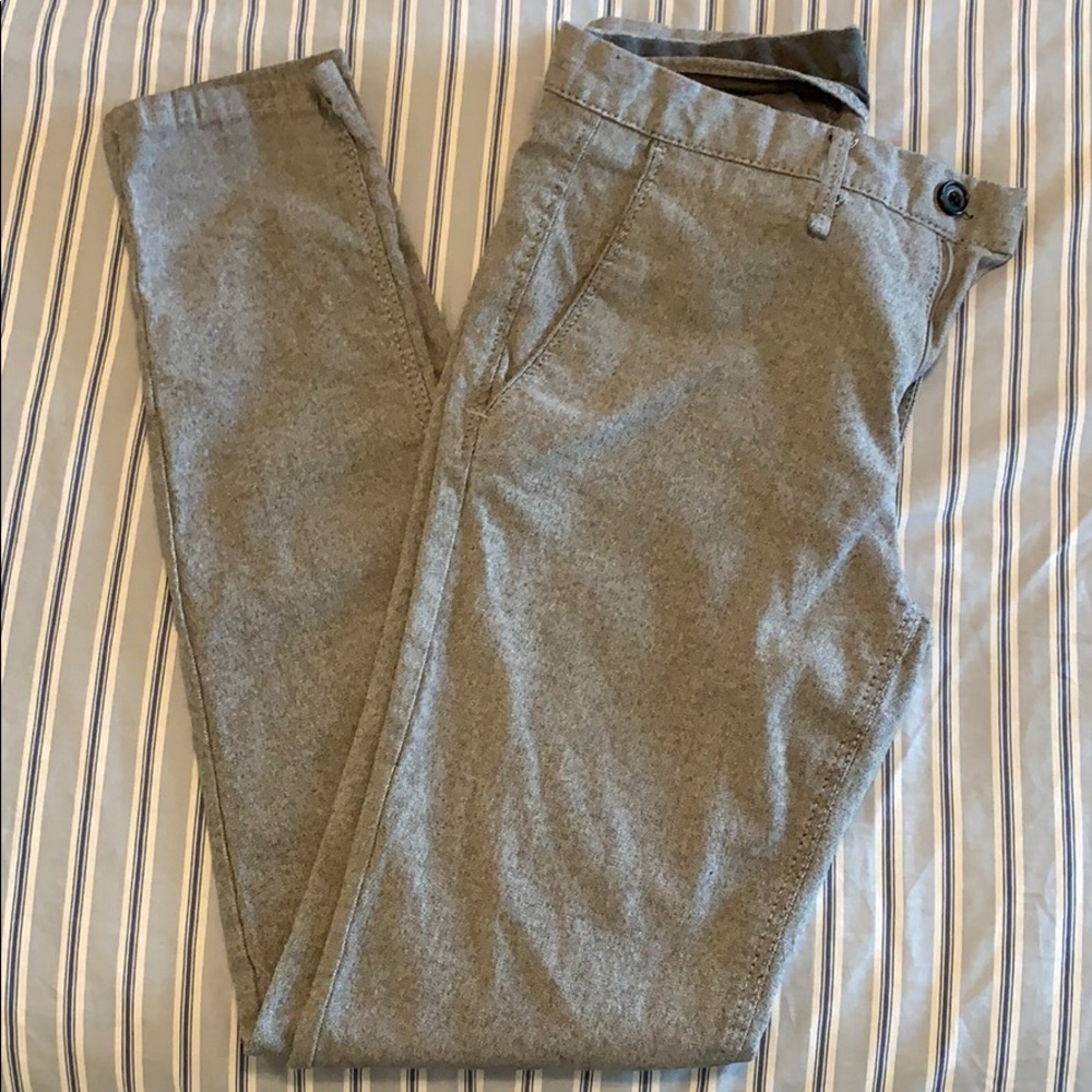 Straight leg trousers